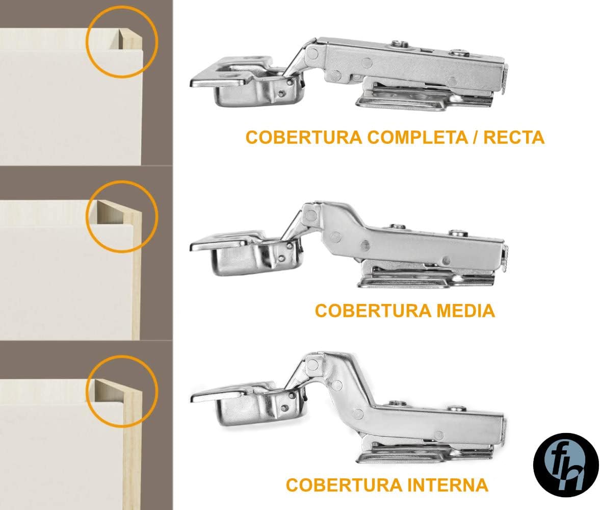 Bisagra Bidimensional Reforzada Recta Cuello 00 Cerrajes