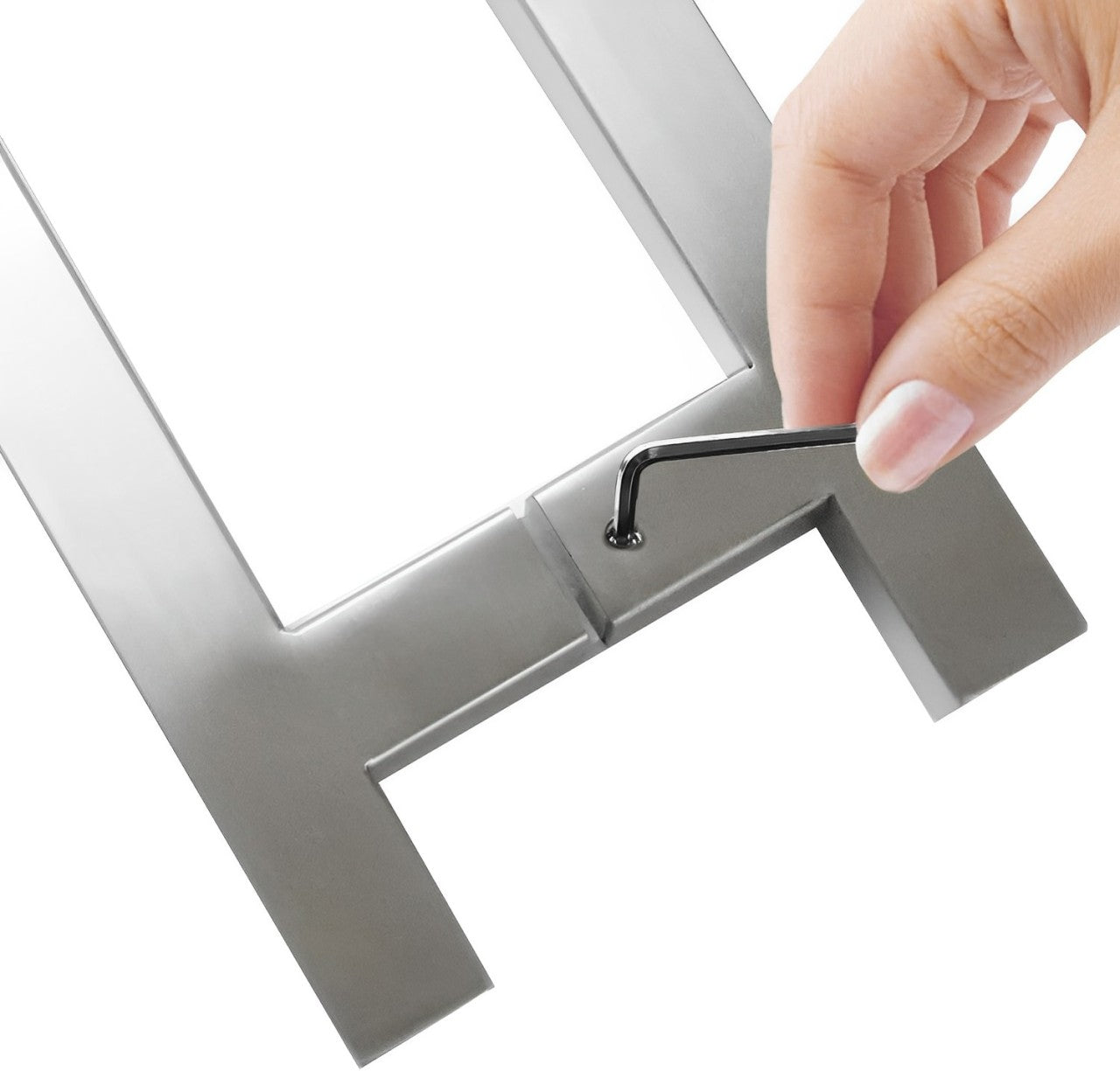 Jaladera Tipo "H" Cuadrada Puerta Principal Acero Inoxidable Dexter
