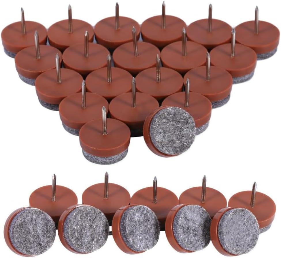 Resbalón Deslizador Con Clavo Base Felpa 100 Piezas