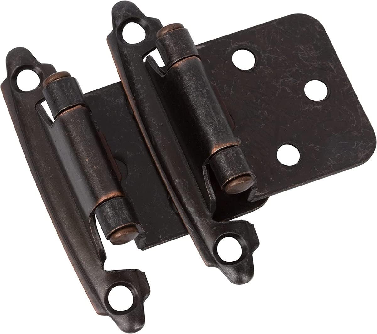 Bisagra De Parche Americana Color Cobre Antiguo Con Tornillos
