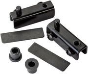 Bisagra Bivel Negro Para Puerta Cristal Vidrio Kit 1 Puerta