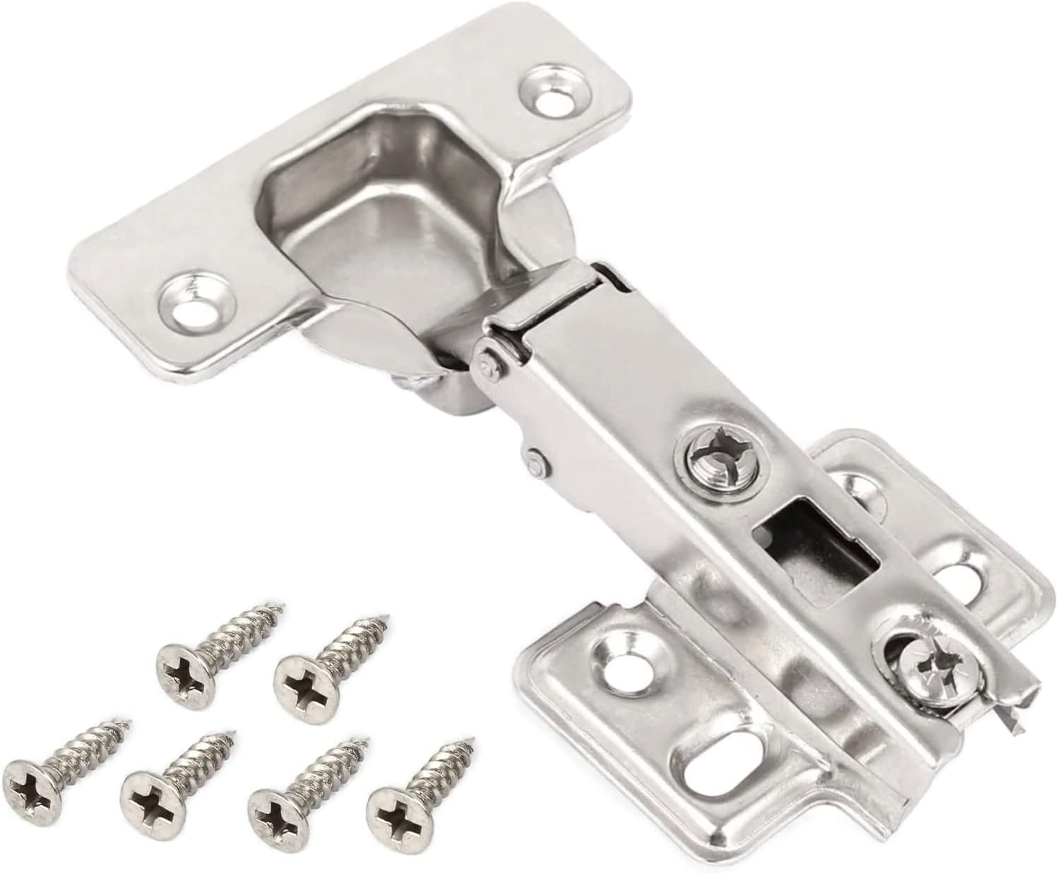 Bisagra Bidimensional 35 mm Cobertura Completa/Recta 4 Perforaciones FH