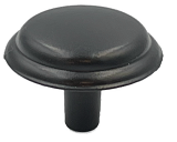 Botón Negro Con Tornillo 6303N 31 mm