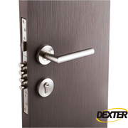 Cerradura De Manija 60 mm Deluxe "L" Dexter 6505