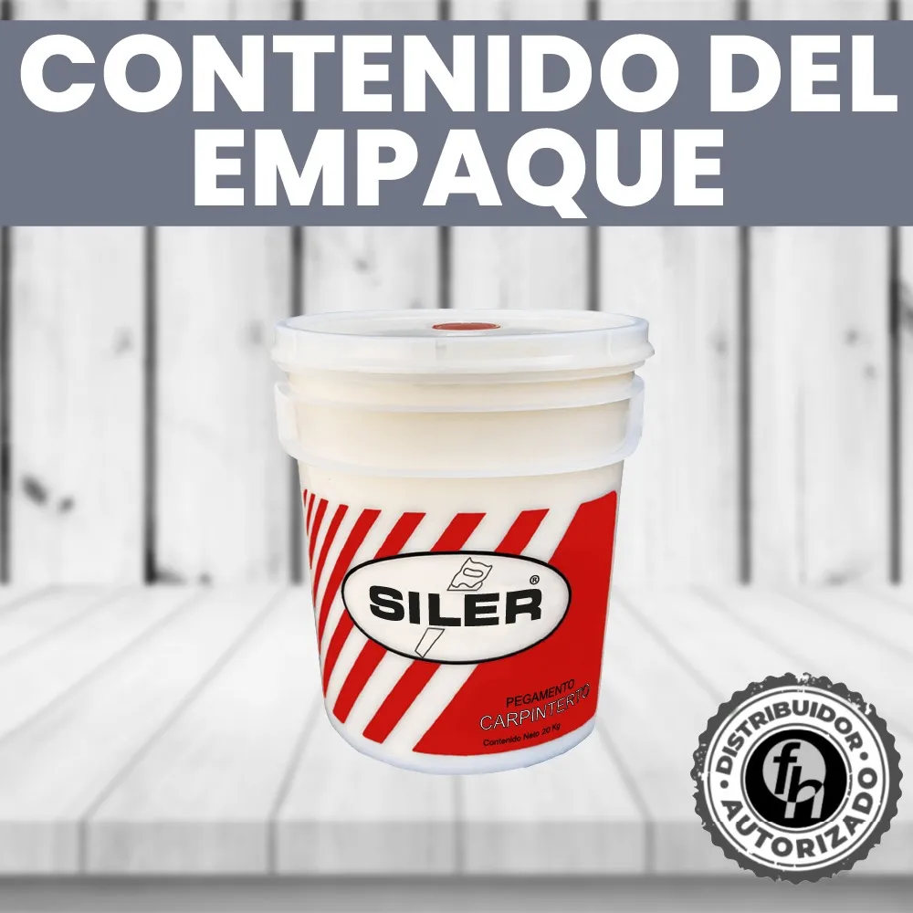 Pegamento Blanco Original Carpintero Siler 20 kg