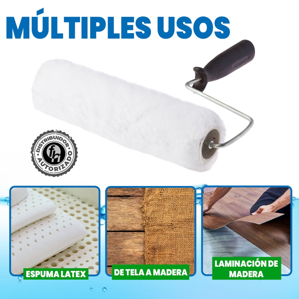 Pegamento De Contacto Base Agua Siler 1 Litro Azul Verdoso