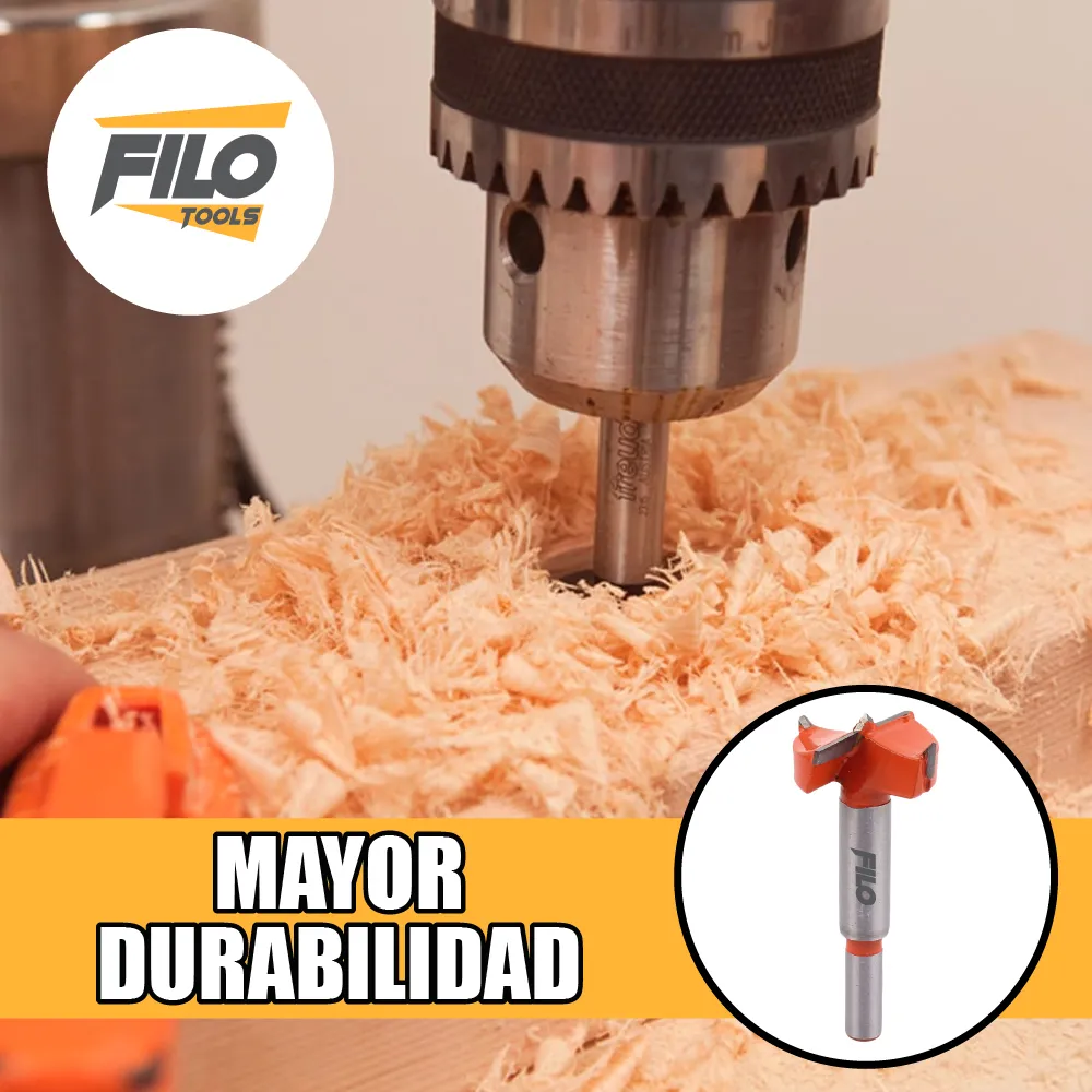 Broca Tipo Forstner Para Madera 30 mm Carburo De Tungsteno