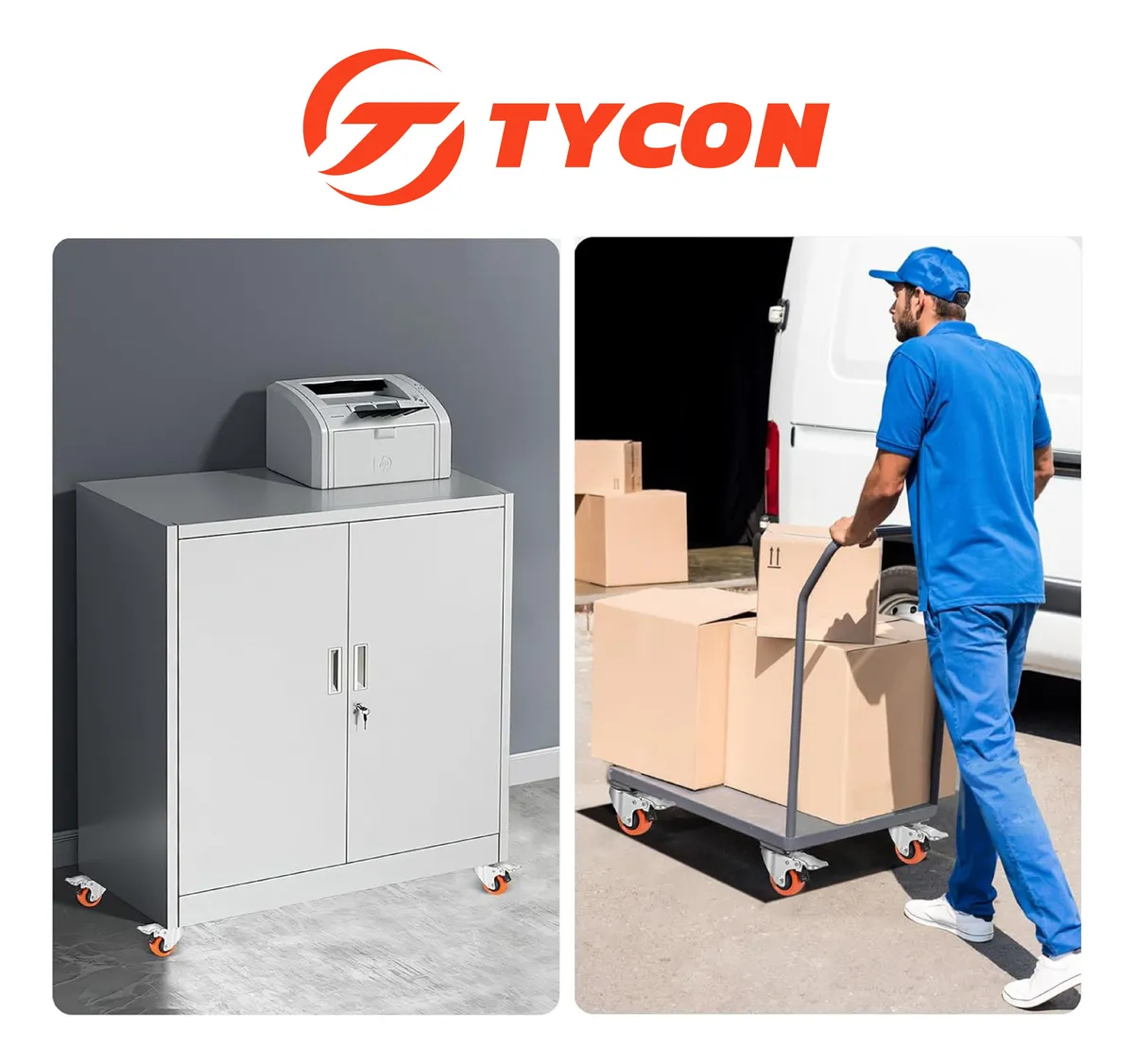 Rodaja Giratoria Rueda 40 mm Con Freno Doble Balero Galvanizada