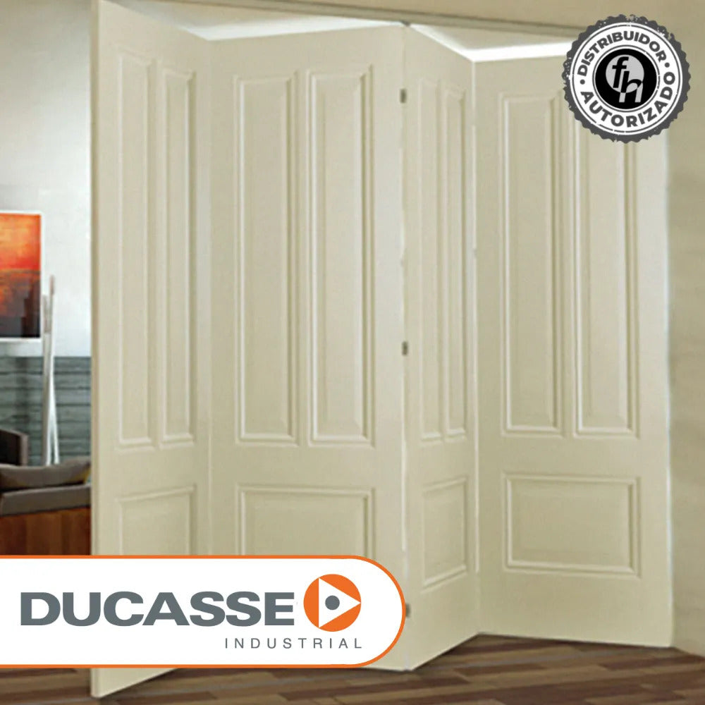 Sistema Dn80 Pl Para Puerta Closet Plegable 4 Hojas Ducasse