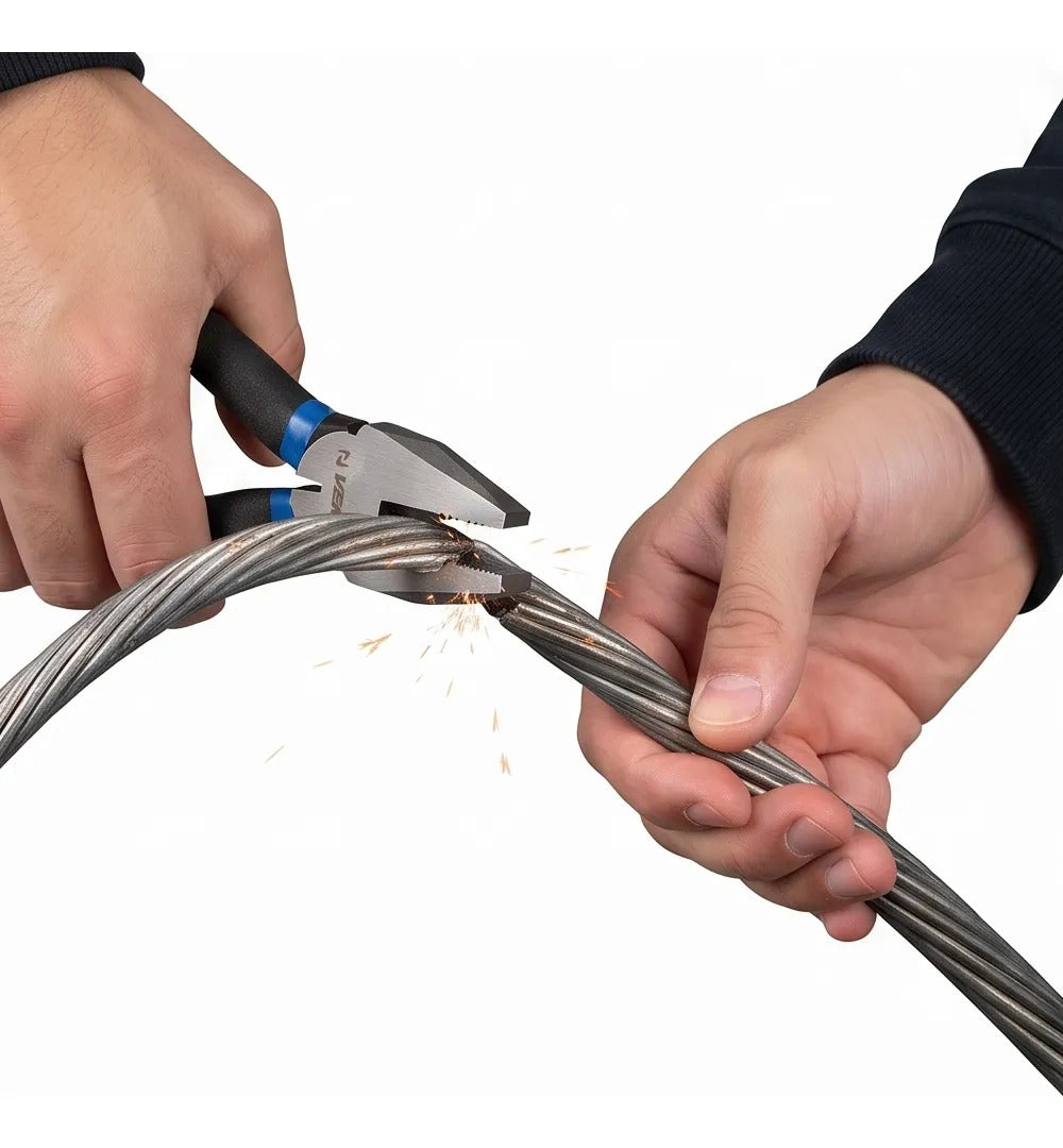 Pinza Profesional Electricista 9" Pulgadas Uso Rudo Veker 12678 Alicate