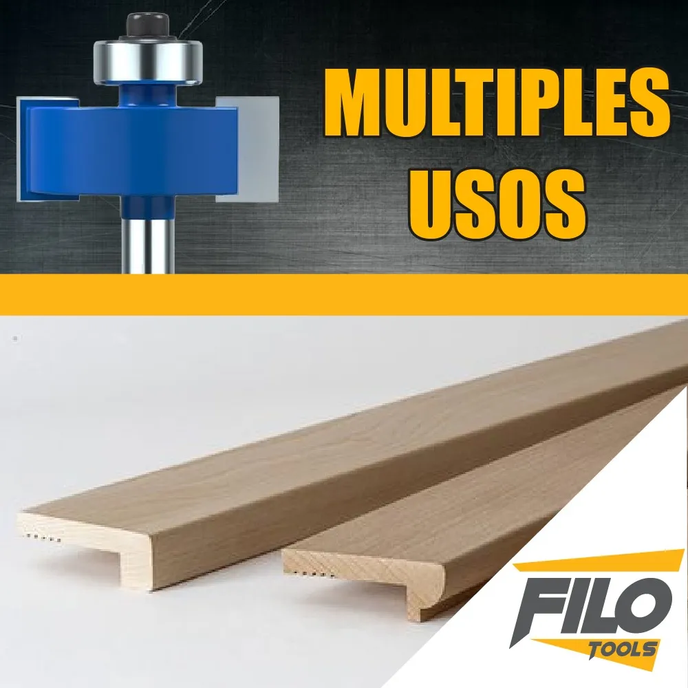 Broca Para Router Altura 9.52 mm Rebajadora de Madera Corte T 1 Pieza