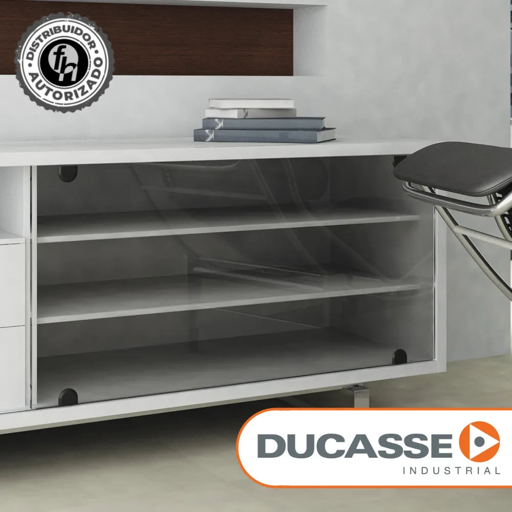 Sistema Corredizo Al 1535 Para Puertas Vidrio Ducasse