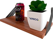 Repisa Estantería Melamina Nogal Neo 40x20 cm Ménsula Minimalista Moderna