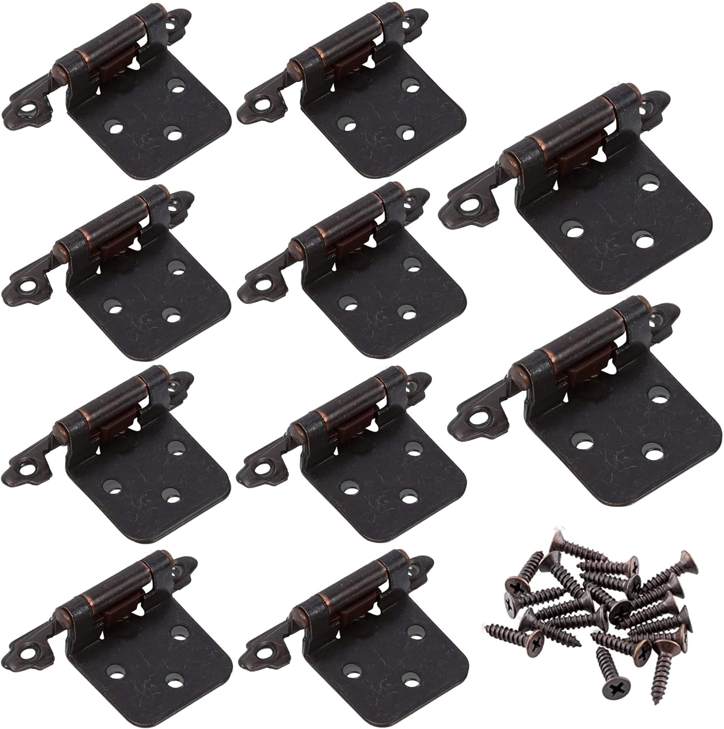 Bisagra De Parche Americana Color Cobre Antiguo Con Tornillos