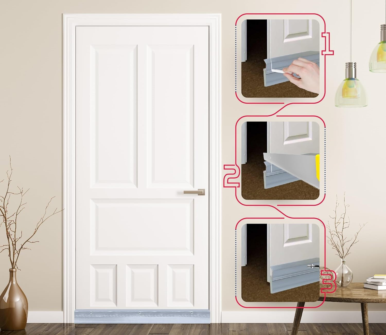 Guardapolvo Sellapolvo Sencillo Color Aluminio Natural Goma PVC