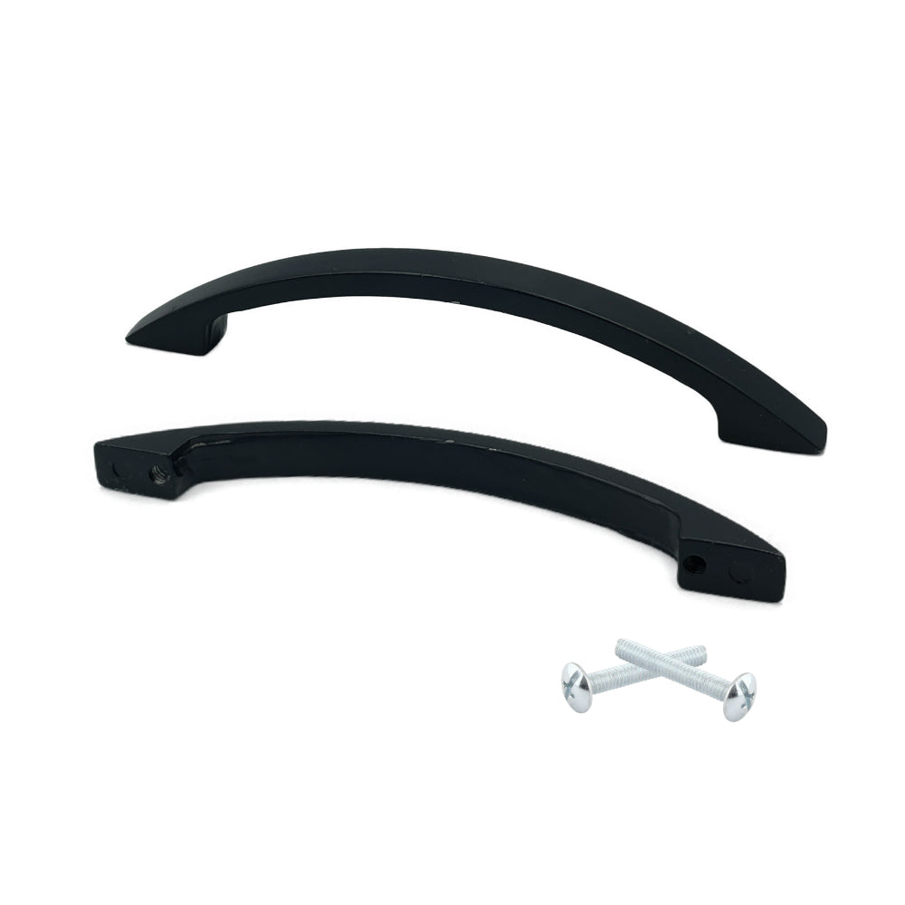 Jaladera Negra Con Tornillo 7556N 123 mm