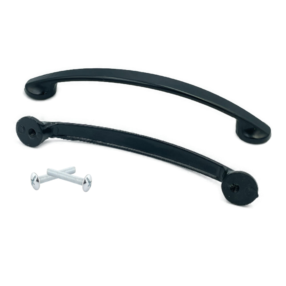 Jaladera Negra con Tornillo 7608N 91 mm