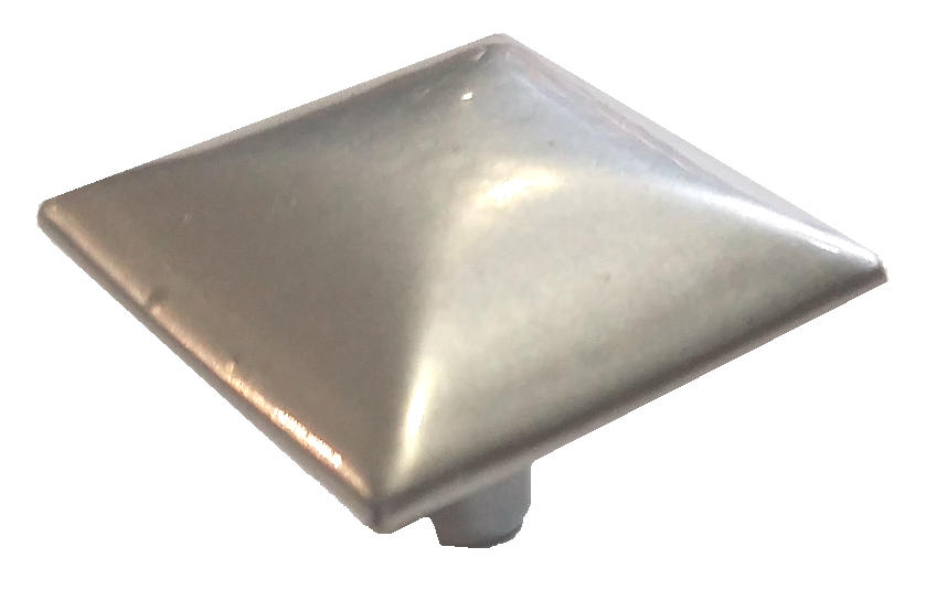 Botón Cromo Satinado Con Tornillo 7614 37 mm