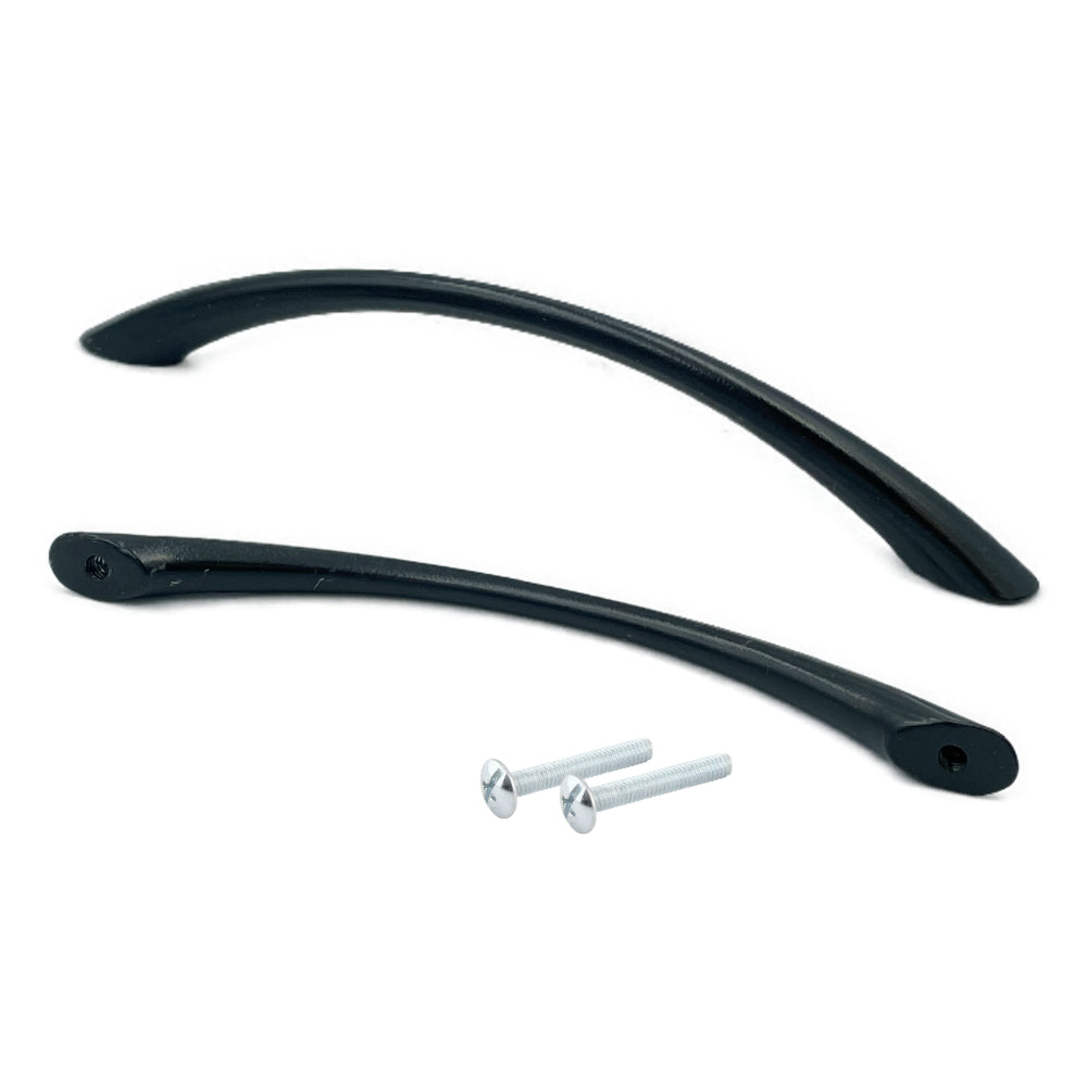 Jaladera Negra Con Tornillo 7615N 127 mm