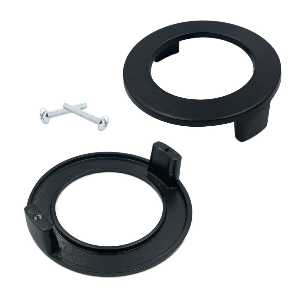 Jaladera Negra Con Tornillo 7642N 88 mm