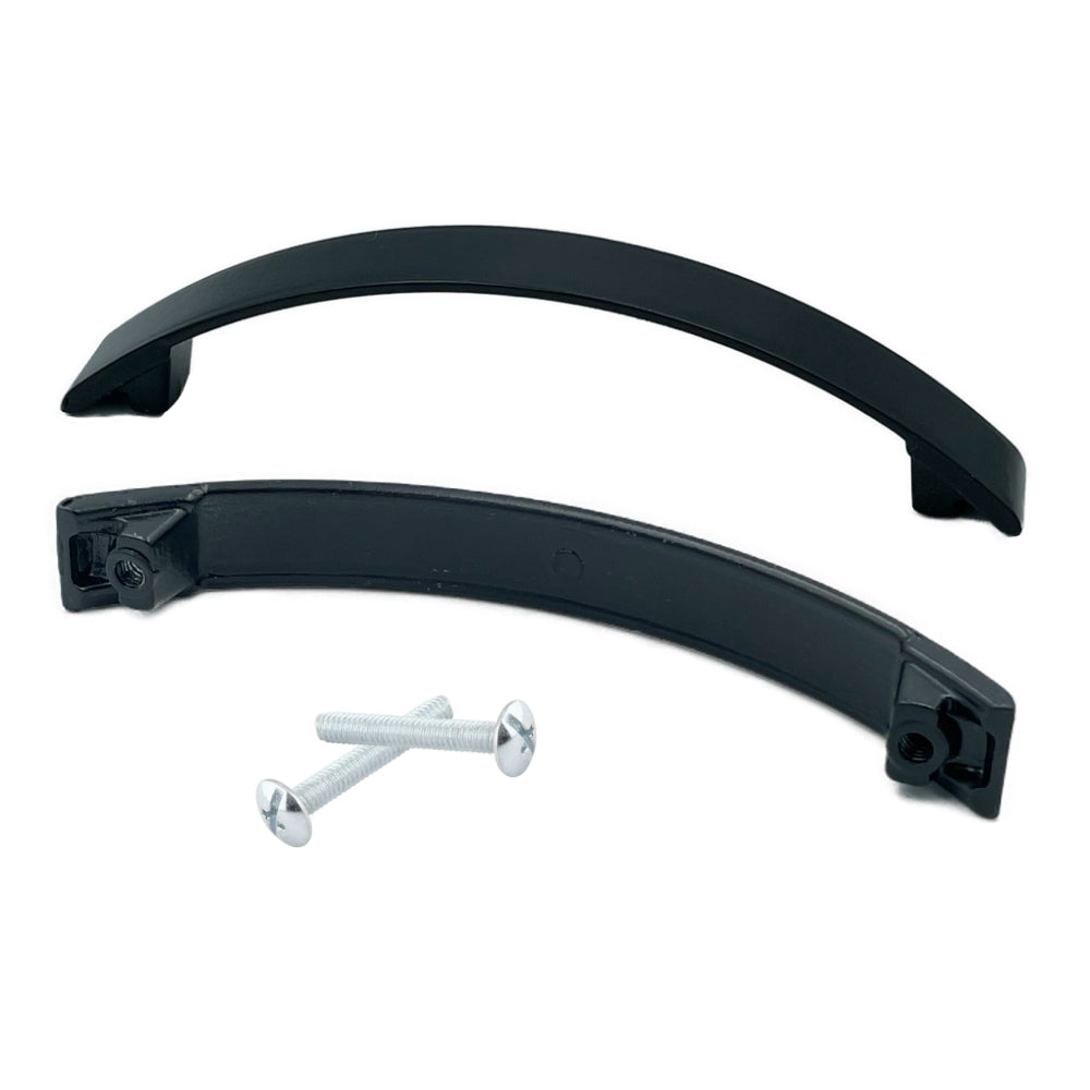 Jaladera Negra Con Tornillo 7673N 110 mm