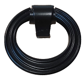 Jaladera Negra Con Tornillo 7676N 50 mm