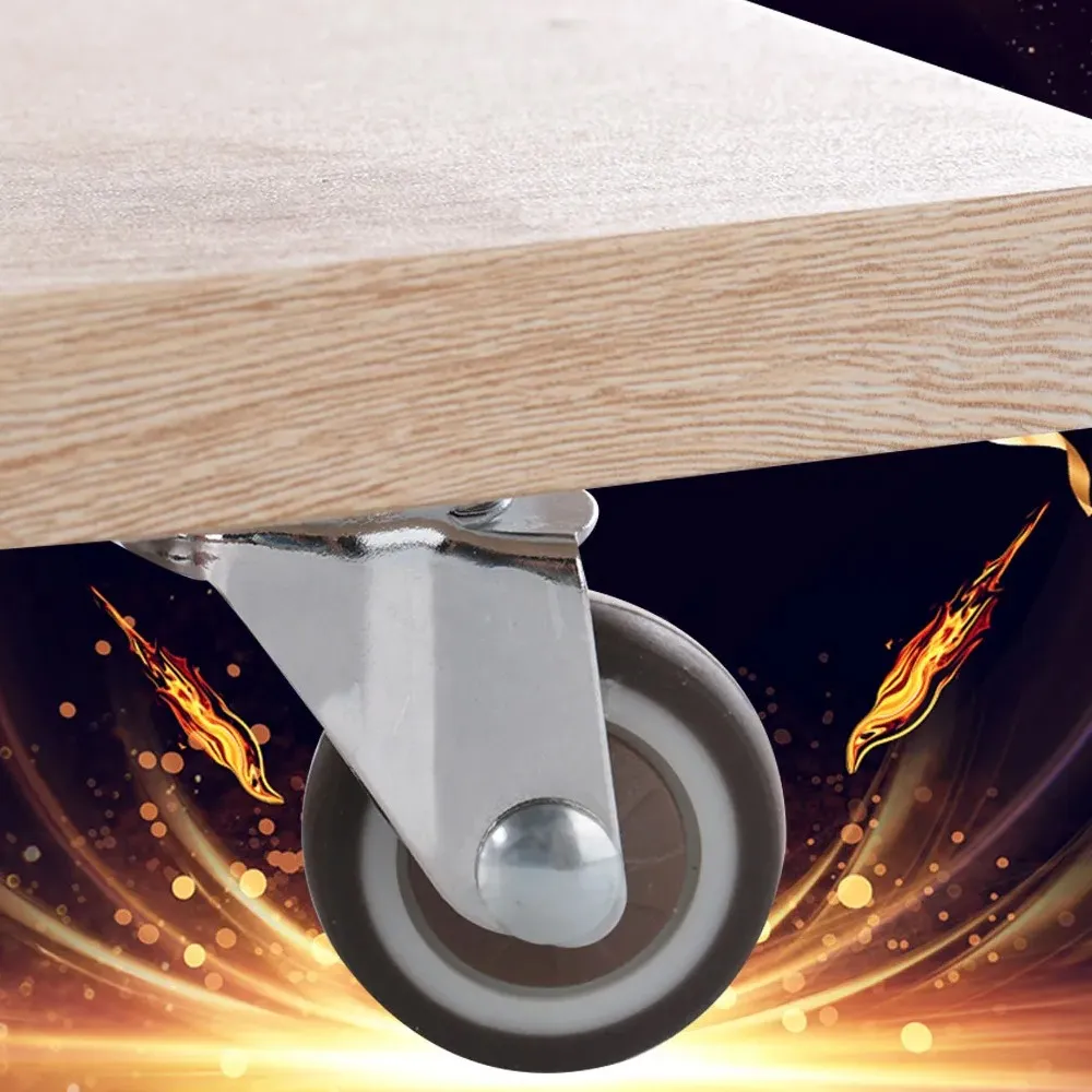 Rodaja Rueda Giratoria Café 40 mm Sin Freno Tycon 8 Piezas