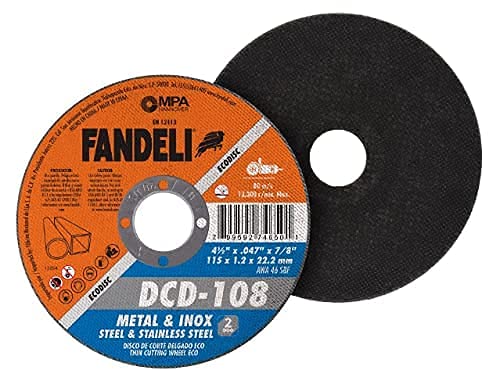 Disco De Corte Delgado ECO 4-1/2" DCD-108 Metal & Inox 74650