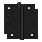 Bisagra 3x3'' Con Balero Para Puertas De Madera Negro Mate