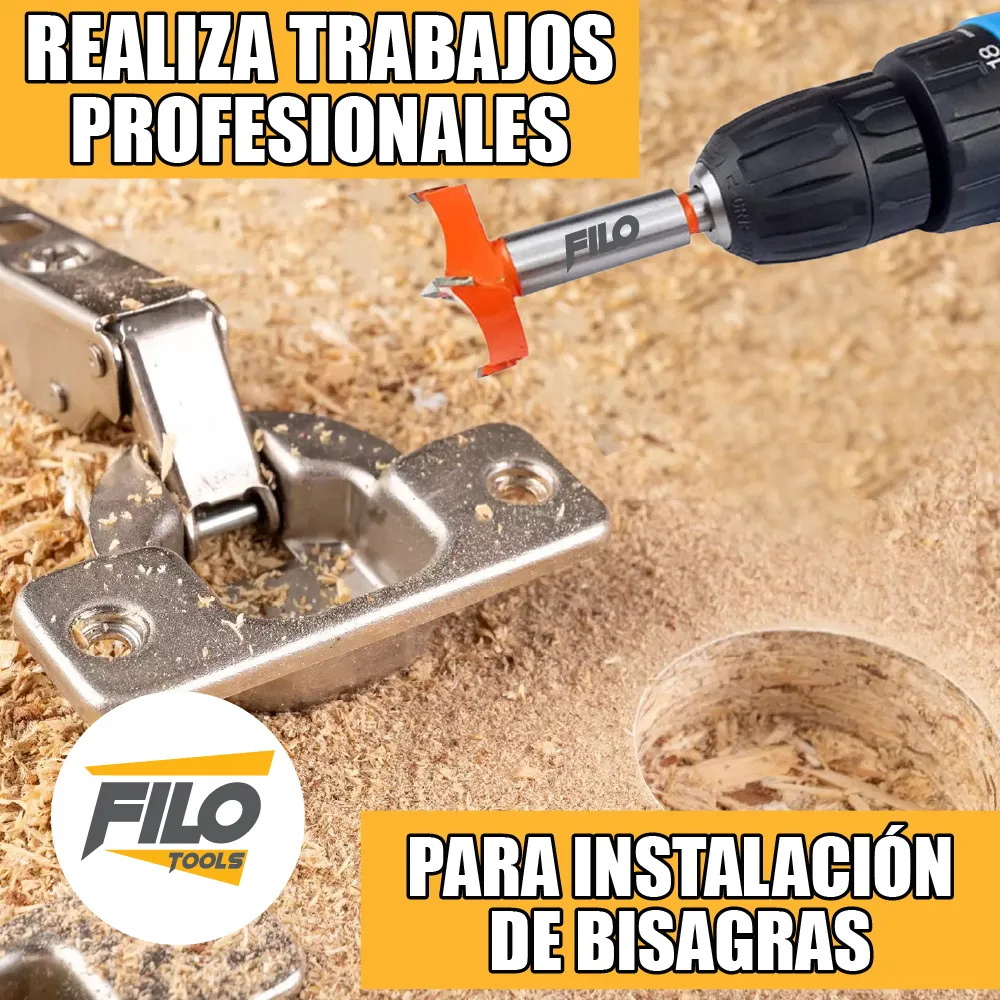 Broca Tipo Forstner Para Madera 30 mm Carburo De Tungsteno