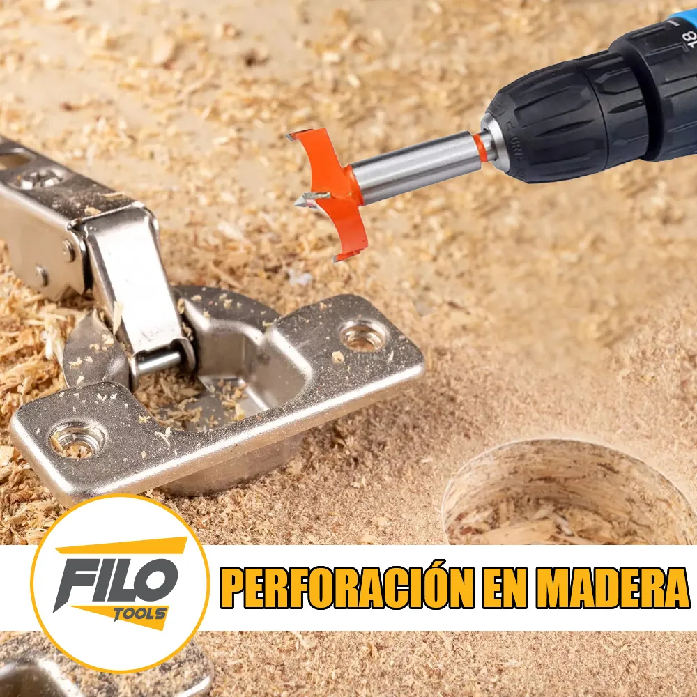 Broca Tipo Forstner Para Madera 60 mm Carburo De Tungsteno