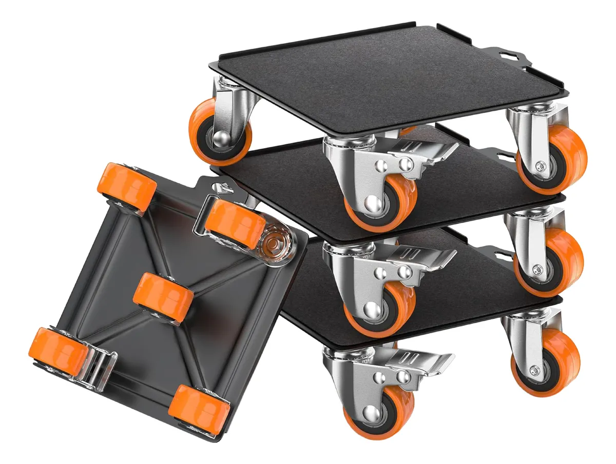 Rodaja Giratoria Rueda 40 mm Con Freno Doble Balero Galvanizada