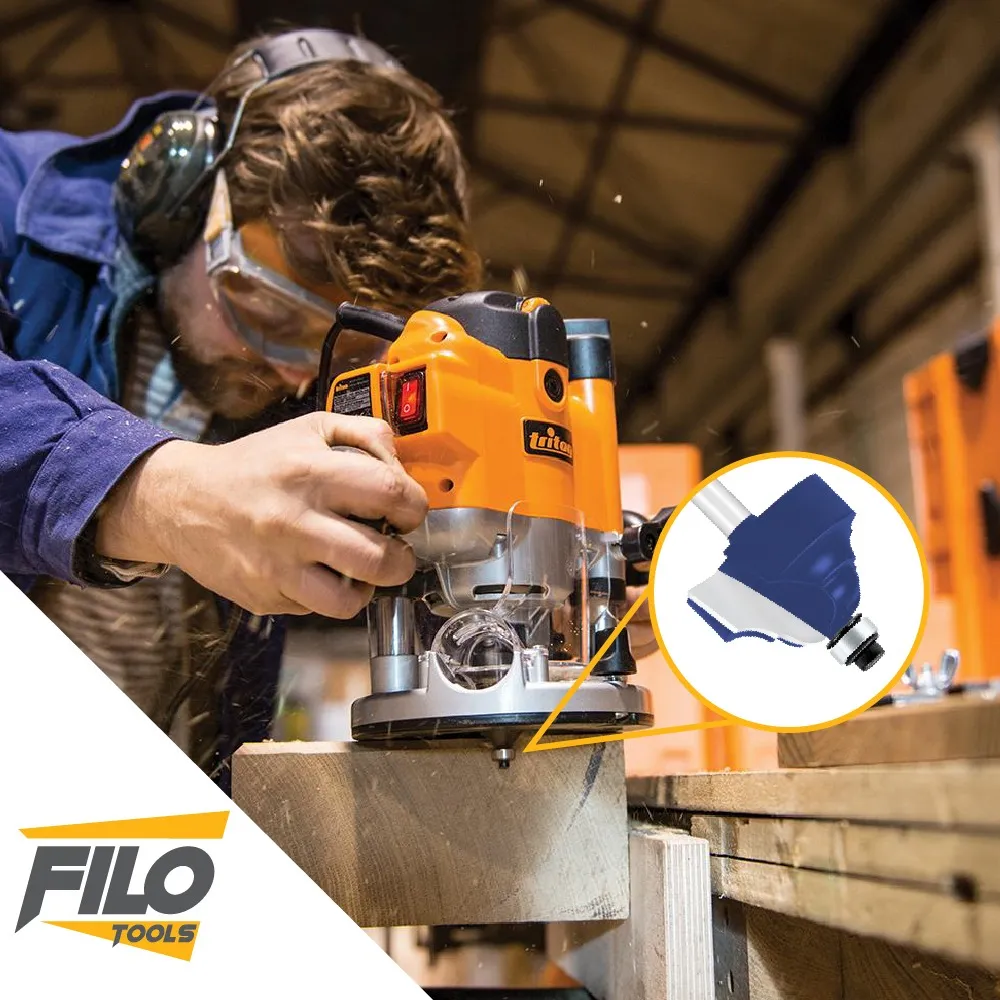 Set 2 Piezas Broca Para Router Rebajadora de Madera Romana Doble