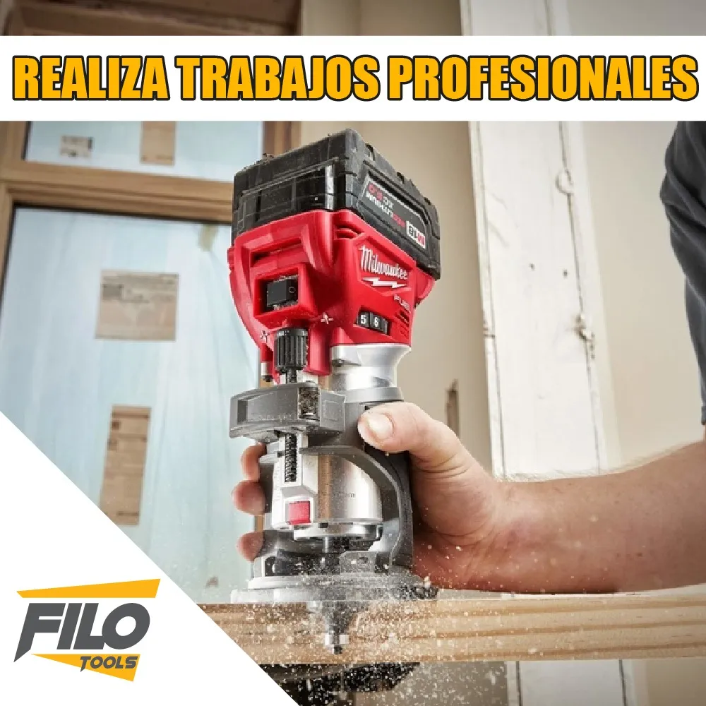 Broca Para Router 1 1/4'' Rebajadora de Madera con Moldura 1 Pieza