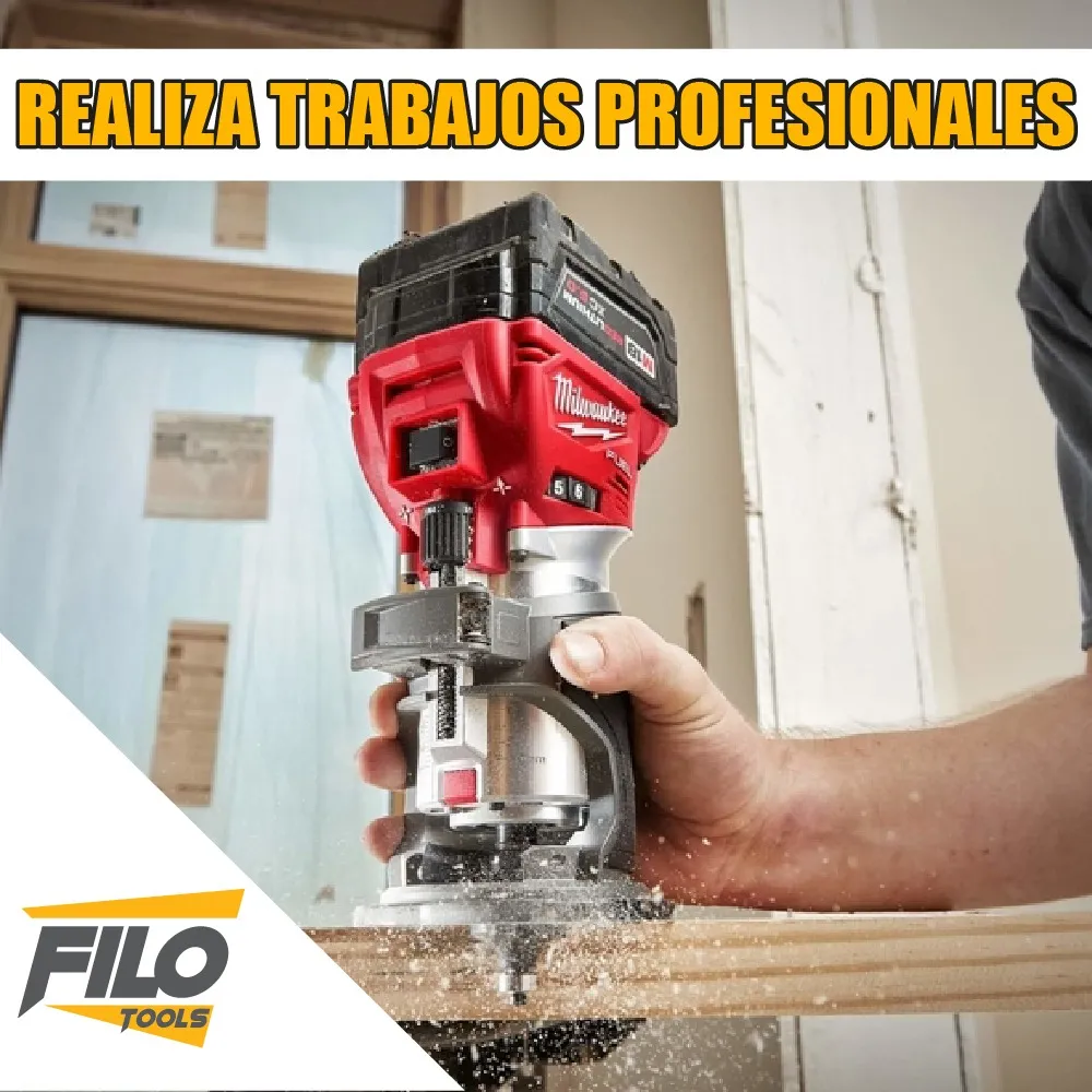 Broca Para Router 1 1/2'' Rebajadora de Madera Pecho Paloma con Balero 1 Pieza