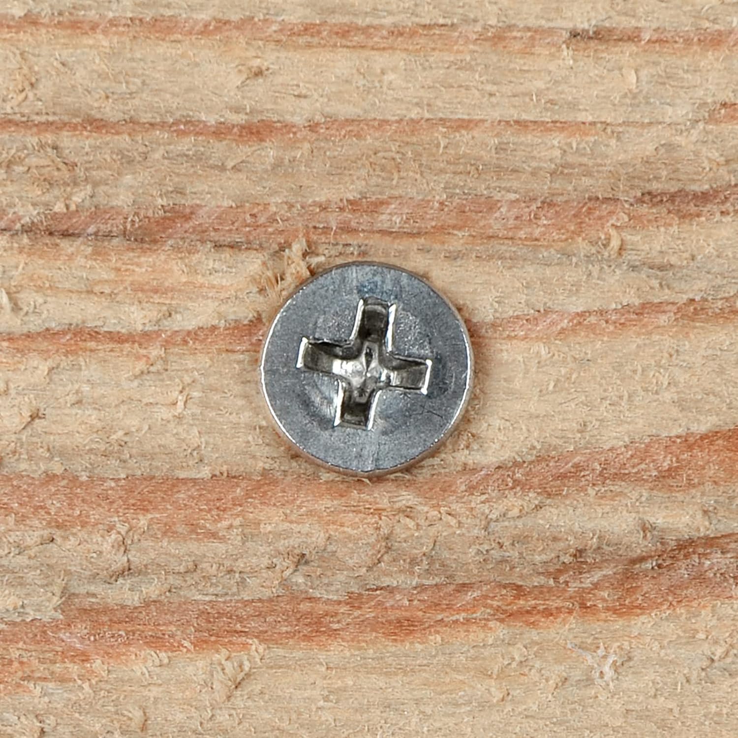 Tornillo Niquelado Cabeza Phillips Cruz Plana Para Madera Aglomerado