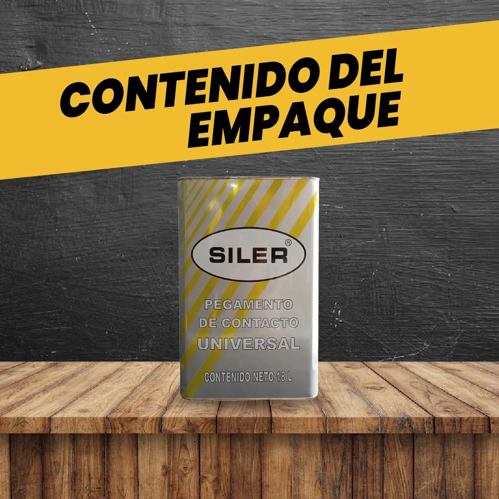 Pegamento Universal De Contacto Siler Amarillo 18 Litros
