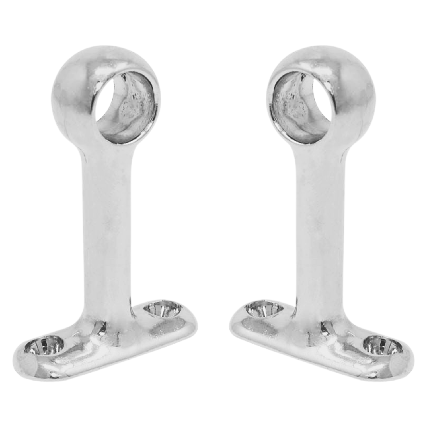 Soporte Tubo Redondo 1/2" Largo Abierto