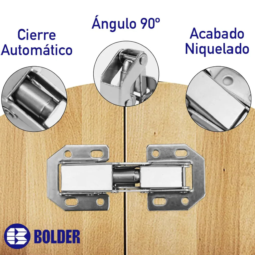 Bisagra Bidimensional De Sobreponer Ferrari Mini 90°