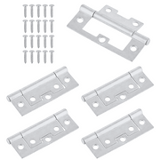 Bisagra Bandera 3" Níquel Satinado 10 Piezas Con Tornillos