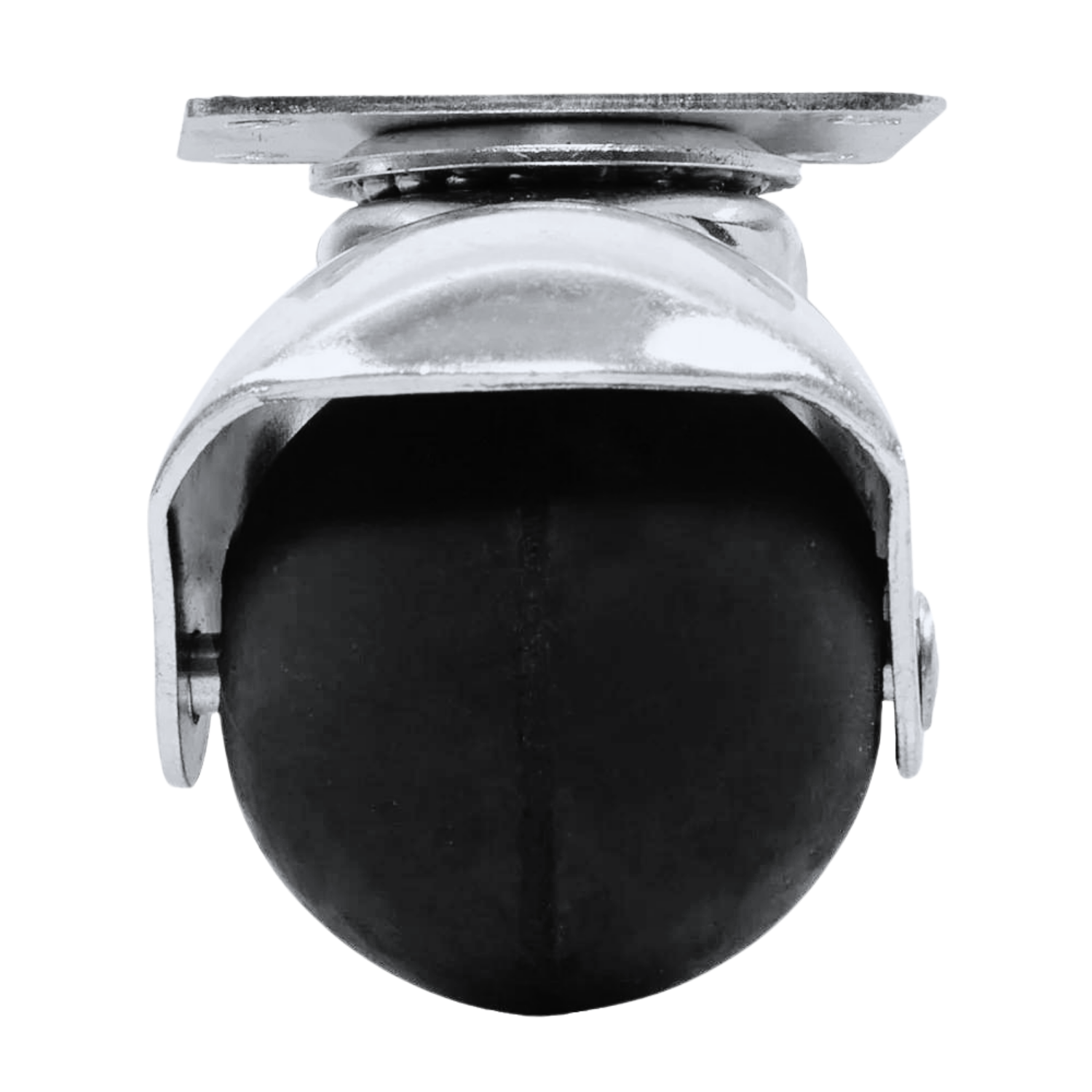 Rodaja Giratoria Bola Placa Metálica Galvanizada 4 Piezas