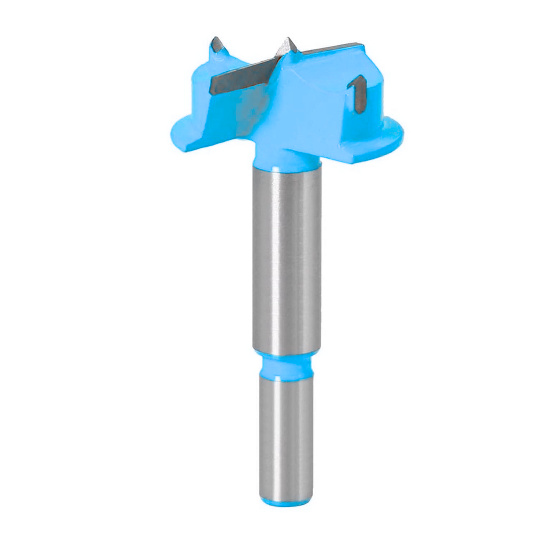 Broca Forstner 35 mm Carburo De Tungsteno Para Madera Con Tope Fijo