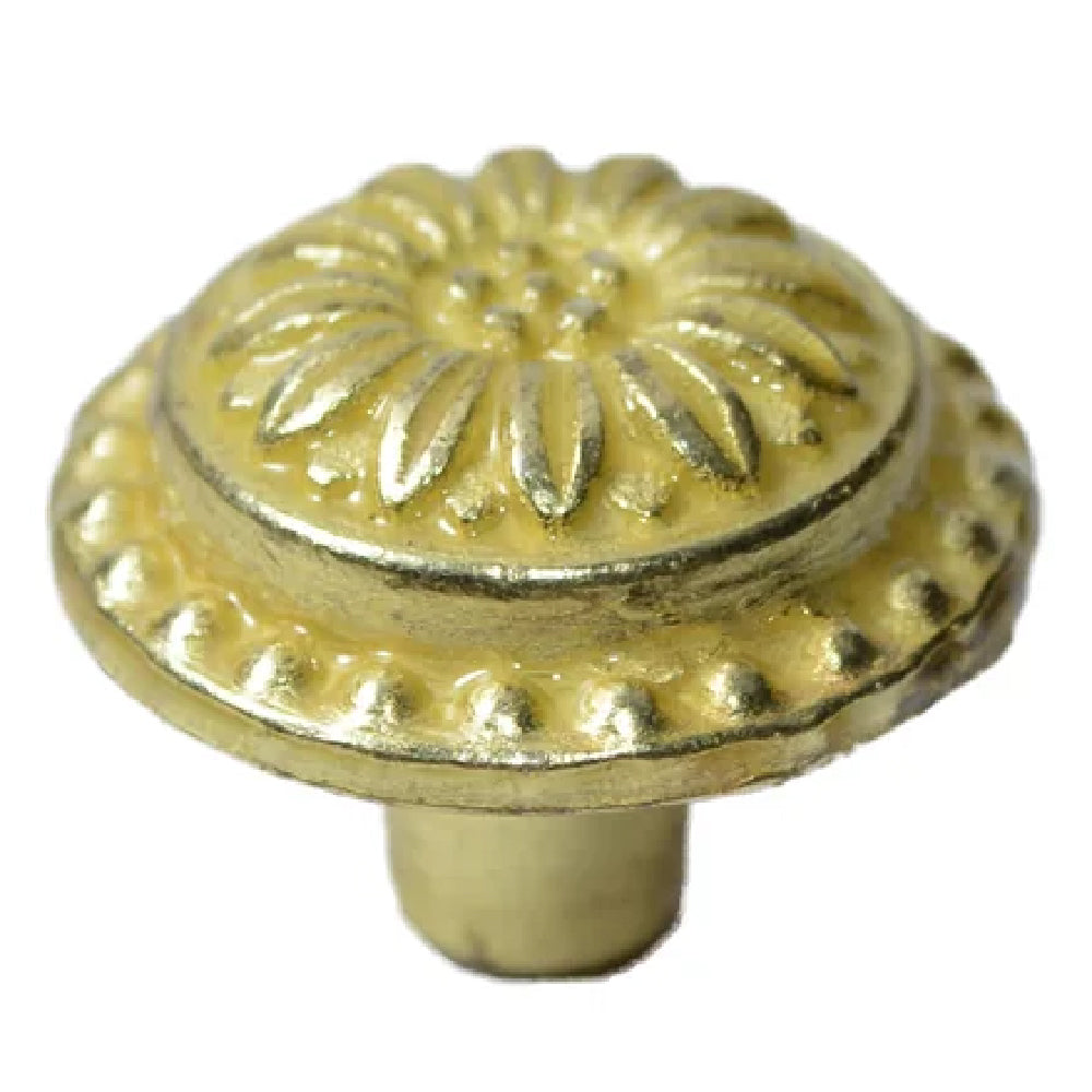 Botón Latón Brillante Con Tornillo 5213 25 mm