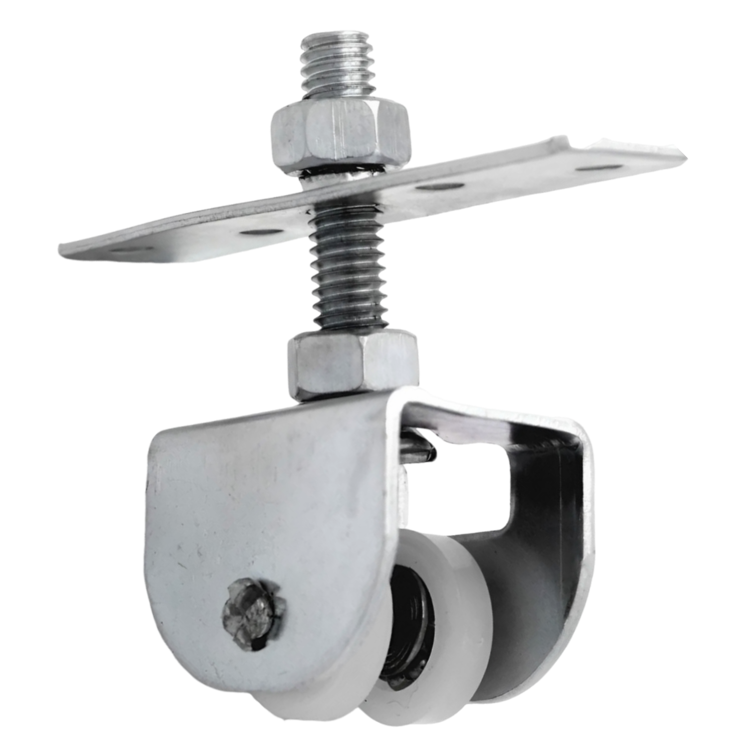 Sistema Carretilla Para Riel Doble "T" No. 18.5 Nylon 2 Ruedas