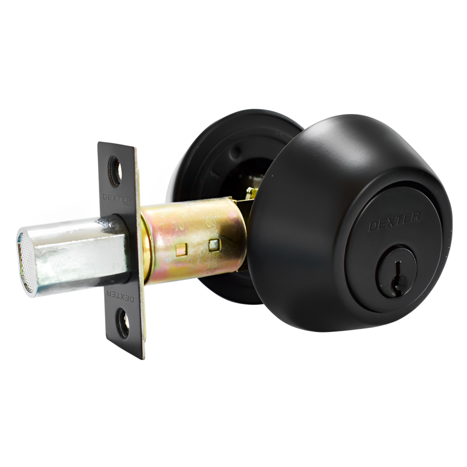 Cerrojo De Seguridad 6369 Llave/Llave Negro Mate Dexter