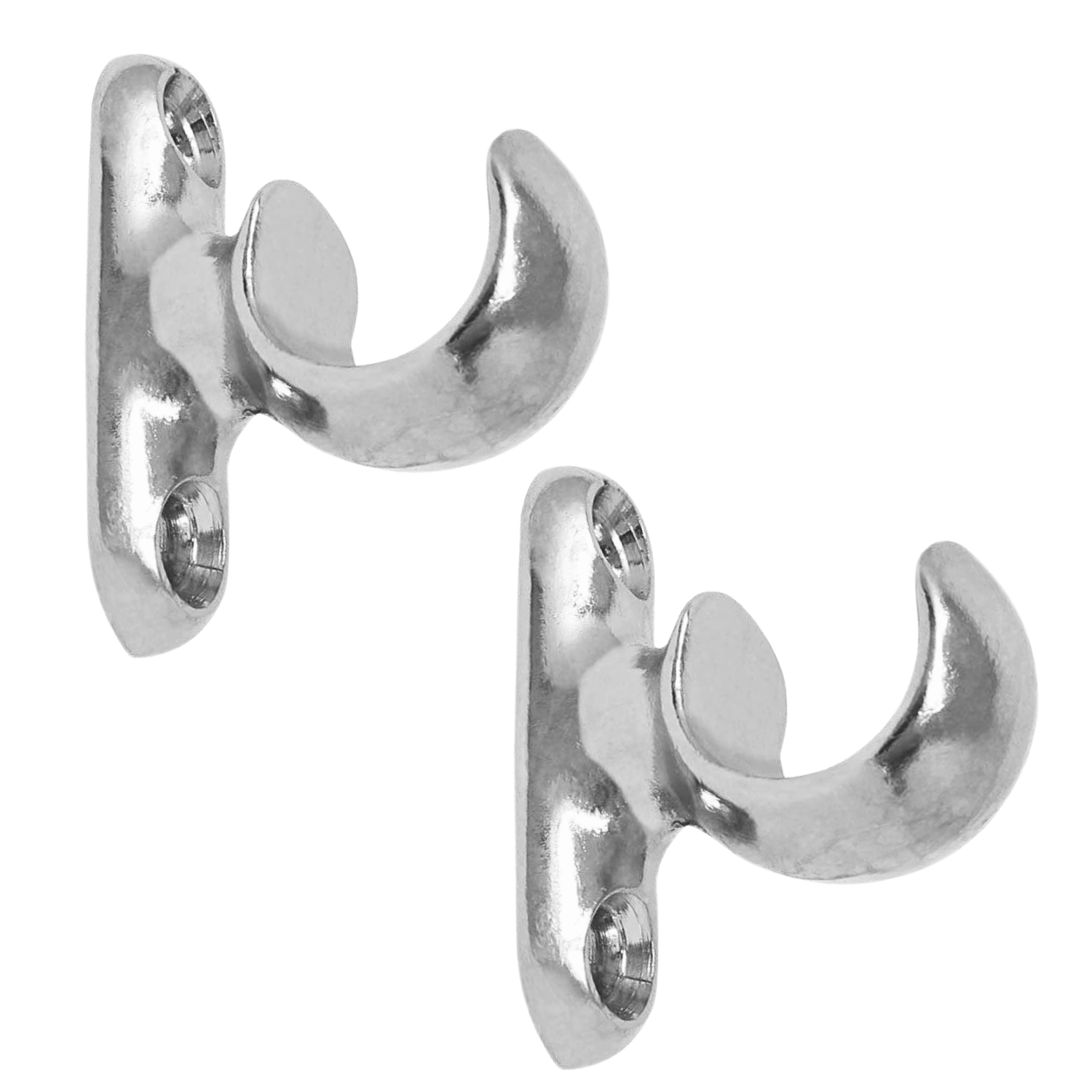 Soporte Central Mini Cortinero Sencillo Tubo Redondo 1/2"