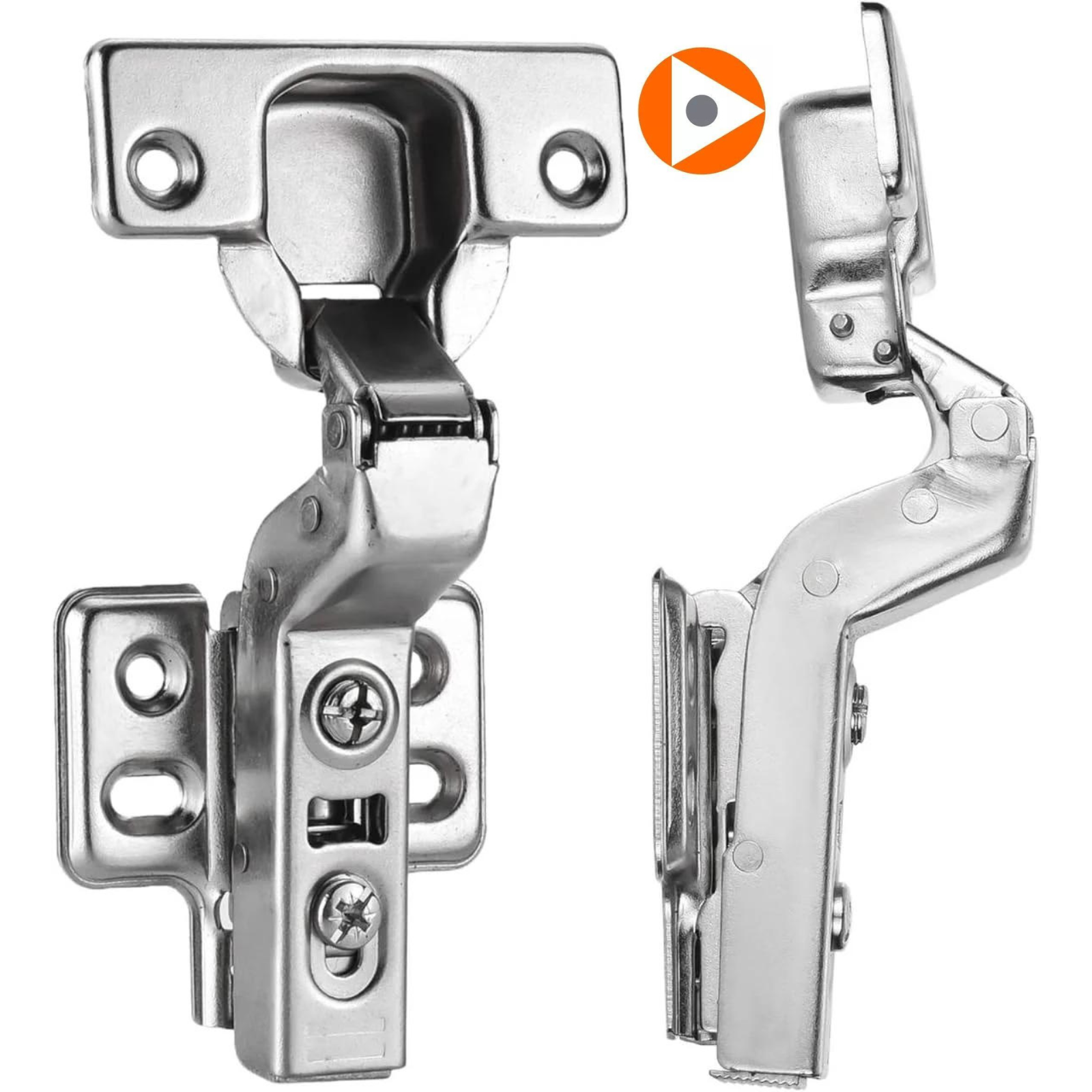 Bisagra Bidimensional Ducasse Cierre Suave Interna 4 Perforaciones