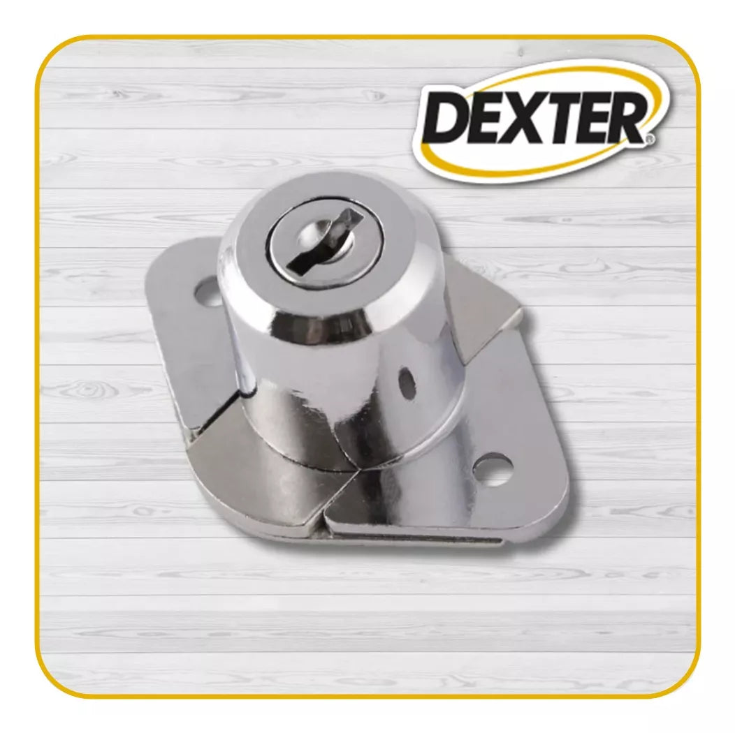 Cerradura Chapa Cocol Dexter Cromo 6842 Para Mueble