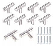 Jaladera Manija De Barra Hueca 4 cm Acero Inoxidable Con Tornillo