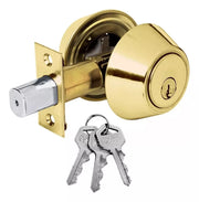 Cerrojo De Seguridad 6630 Llave/Llave Latón Brillante Dexter